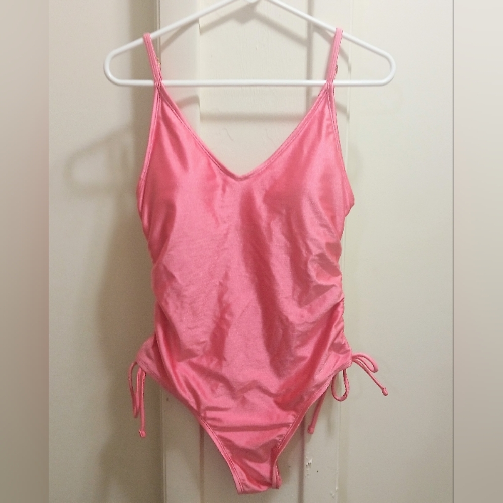 Woman's Peach Glow One Piece Swimsuit